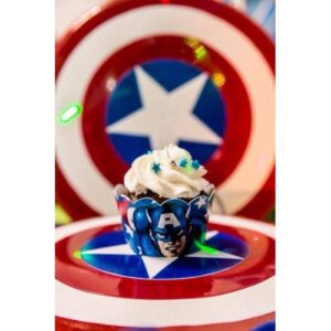 Cupcake Personalizado Capitão América