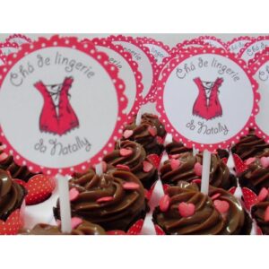 Cupcake personalizado Chá de lingerie