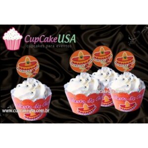 Cupcake Personalizado Mexicano CUP89