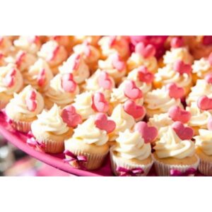 Mini Cupcakes de Coração